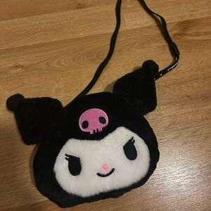 Kuromi mini crossbody bag from Sanrio Puroland